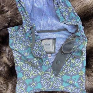 Lightweight LS Henley Hoodie